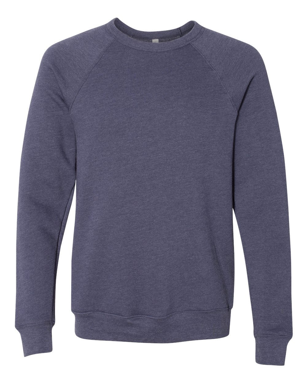 BELLA + CANVAS 3901, Fleece - Premium - Crew, Heather Navy