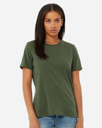 BELLA + CANVAS 6400, T-Shirts - Premium, Military Green