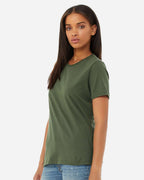 BELLA + CANVAS 6400, T-Shirts - Premium, Military Green