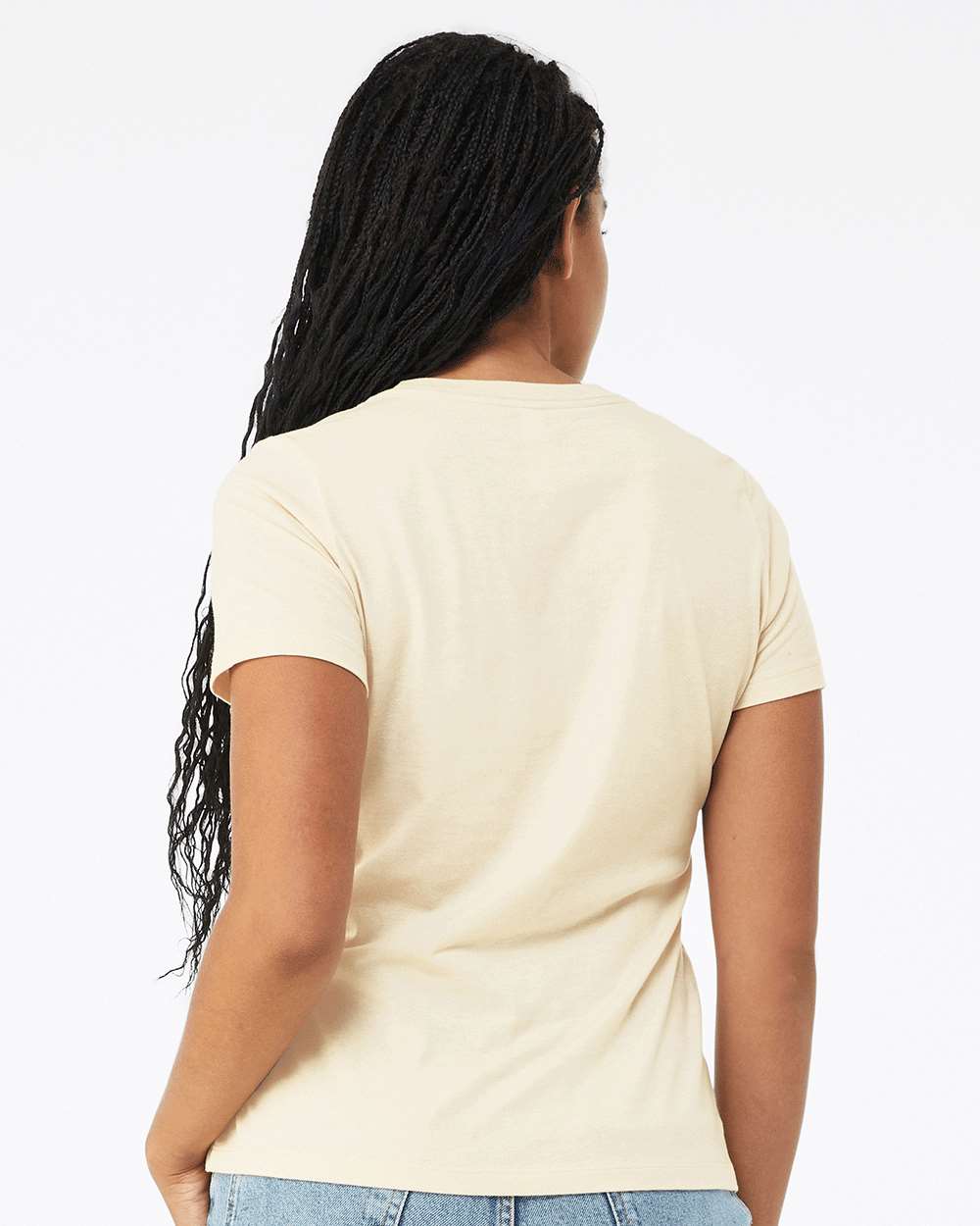 BELLA + CANVAS 6400, T-Shirts - Premium, Natural