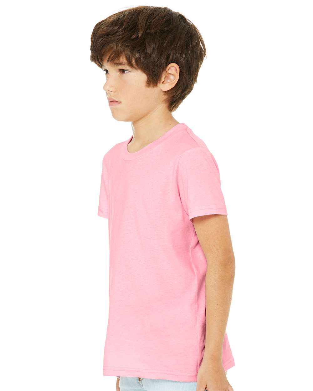 BELLA + CANVAS 3001Y, T-Shirts - Premium, Pink