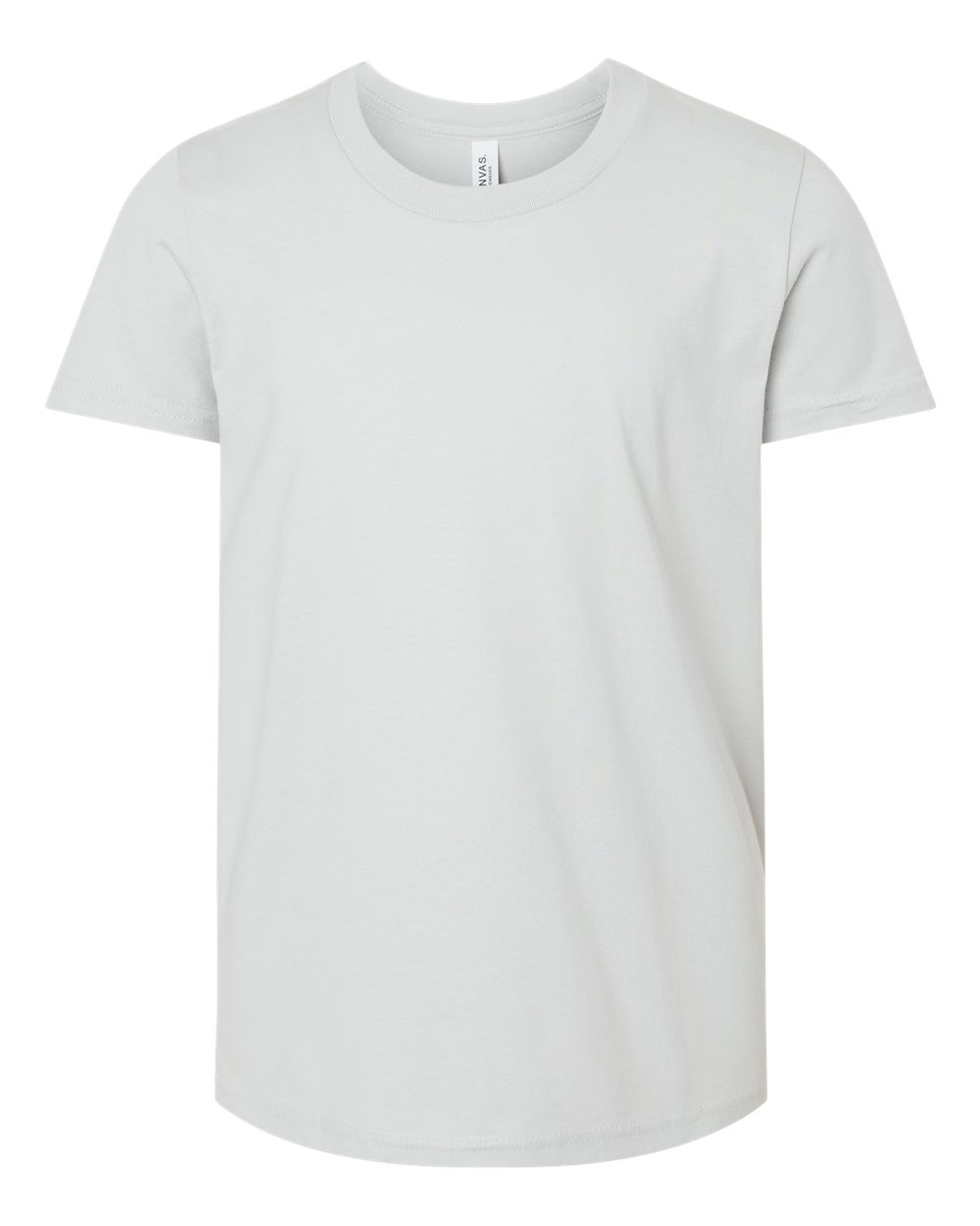 BELLA + CANVAS 3001Y, T-Shirts - Premium, Silver