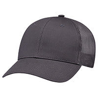 Cotton / Polyester Mesh 6640M, Ajm 6 Panel Constructed Full-fit (mesh Back), Charcoal