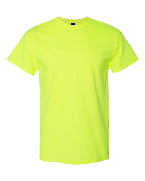 Gildan 8000, Unisex Dryblend T-shirt, Safety Green