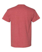 Gildan 8000, Unisex Dryblend T-shirt, Heather Scarlet Red