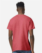 Gildan 8000, Unisex Dryblend T-shirt, Heather Scarlet Red