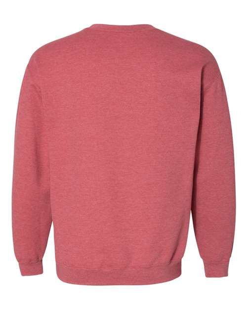 Gildan 18000, Unisex Heavy Blend Crewneck Sweatshirt, Heather Scarlet Red