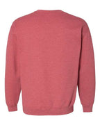 Gildan 18000, Unisex Heavy Blend Crewneck Sweatshirt, Heather Scarlet Red