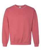 Gildan 18000, Unisex Heavy Blend Crewneck Sweatshirt, Heather Scarlet Red