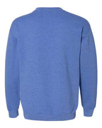 Gildan 18000, Unisex Heavy Blend Crewneck Sweatshirt, Heather Deep Royal