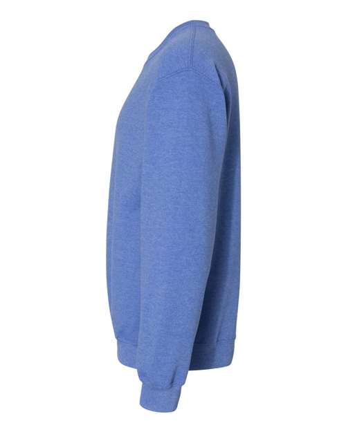 Gildan 18000, Unisex Heavy Blend Crewneck Sweatshirt, Heather Deep Royal