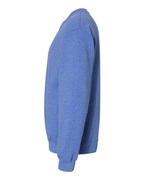 Gildan 18000, Unisex Heavy Blend Crewneck Sweatshirt, Heather Deep Royal