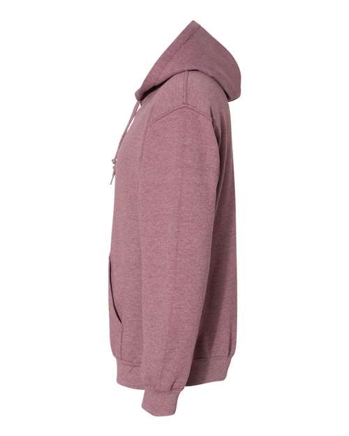 Gildan 18500, Unisex Heavy Blend Hooded Sweatshirt, Heather Dark Maroon