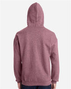 Gildan 18500, Unisex Heavy Blend Hooded Sweatshirt, Heather Dark Maroon