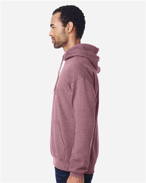 Gildan 18500, Unisex Heavy Blend Hooded Sweatshirt, Heather Dark Maroon