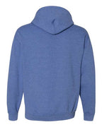 Gildan 18500, Unisex Heavy Blend Hooded Sweatshirt, Heather Deep Royal