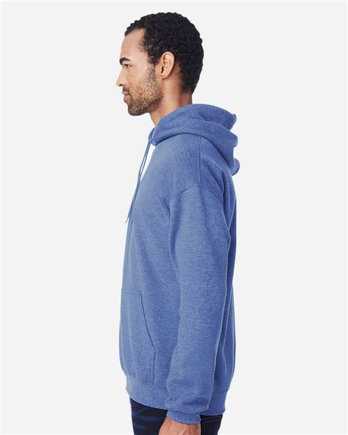 Gildan 18500, Unisex Heavy Blend Hooded Sweatshirt, Heather Deep Royal