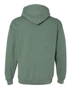 Gildan 18500, Unisex Heavy Blend Hooded Sweatshirt, Heather Dark Green