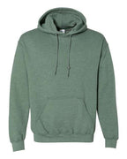 Gildan 18500, Unisex Heavy Blend Hooded Sweatshirt, Heather Dark Green
