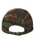 YP Classics 6245CM, Classic Dad Hat, Green Camo