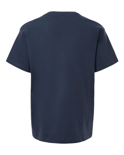 Gildan 543, 5000b Youth Heavy Cotton T-shirt, Blue Dusk