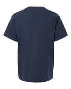Gildan 5000B, Youth Heavy Cotton T-shirt, Blue Dusk