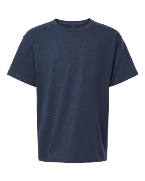 Gildan 543, 5000b Youth Heavy Cotton T-shirt, Blue Dusk