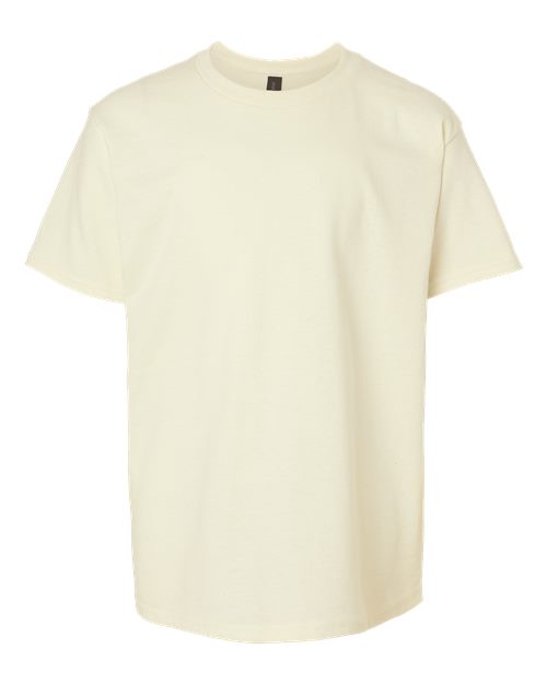 Gildan 5000B, Youth Heavy Cotton T-shirt, Off White