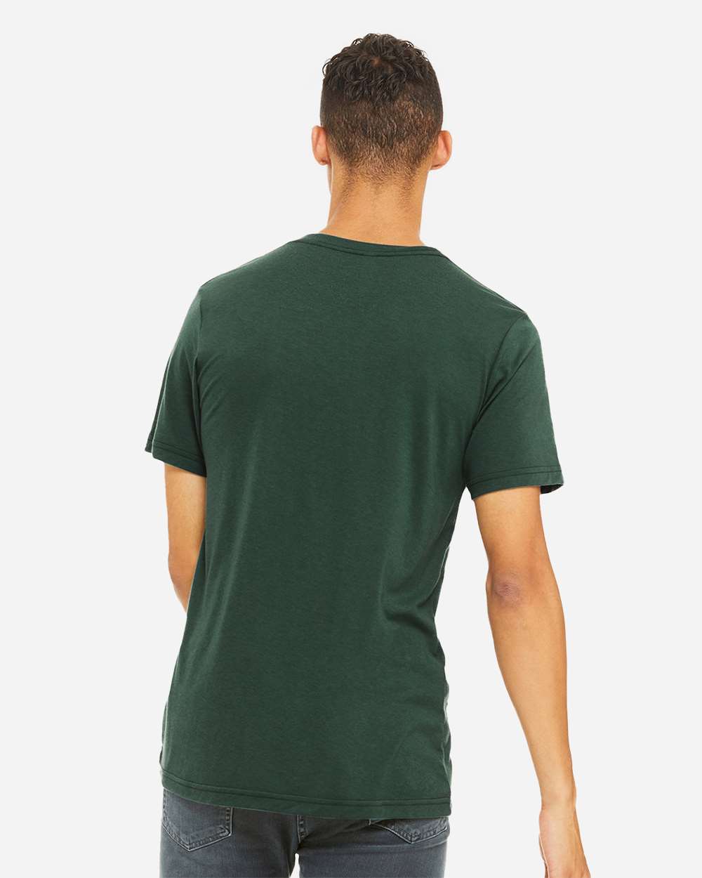BELLA + CANVAS 3413, T-Shirts - Premium, Solid Forest Triblend