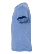 BELLA + CANVAS 3413T, T-Shirts - Premium, Blue Triblend