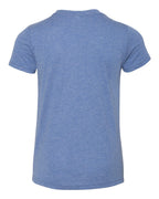 BELLA + CANVAS 3413Y, T-Shirts - Premium, Blue Triblend