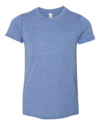 BELLA + CANVAS 3413Y, T-Shirts - Premium, Blue Triblend