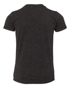 BELLA + CANVAS 3413Y, T-Shirts - Premium, Charcoal Black Triblend