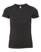 BELLA + CANVAS 3413Y, T-Shirts - Premium, Charcoal Black Triblend