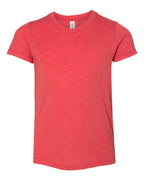 BELLA + CANVAS 3413Y, T-Shirts - Premium, Red Triblend