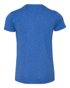 BELLA + CANVAS 3413Y, T-Shirts - Premium, True Royal Triblend