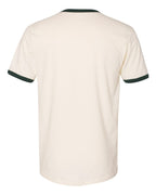 Next Level 3604, T-Shirts - Premium, Natural/ Forest Green