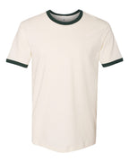 Next Level 3604, T-Shirts - Premium, Natural/ Forest Green
