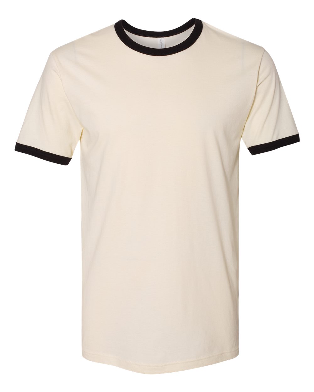 Next Level 3604, T-Shirts - Premium, Natural/ Black