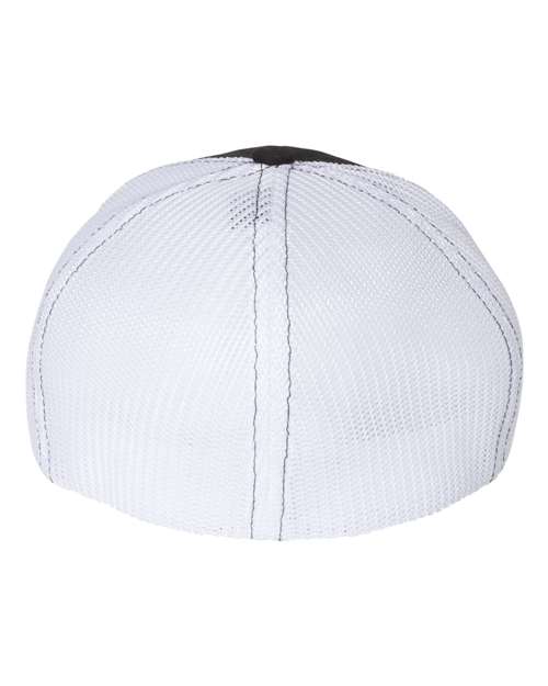 Richardson 110, R-flex Trucker Cap, Black/ White