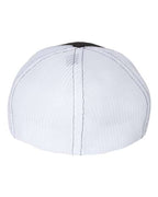 Richardson 110, R-flex Trucker Cap, Black/ White