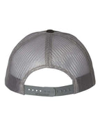 Richardson 115, Low Pro Trucker Cap, Black/ Charcoal