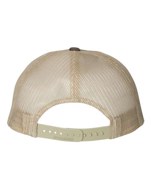 Richardson 115, Low Pro Trucker Cap, Brown/ Khaki