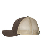 Richardson 115, Low Pro Trucker Cap, Brown/ Khaki