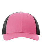 Richardson 115, Low Pro Trucker Cap, Hot Pink/ Black