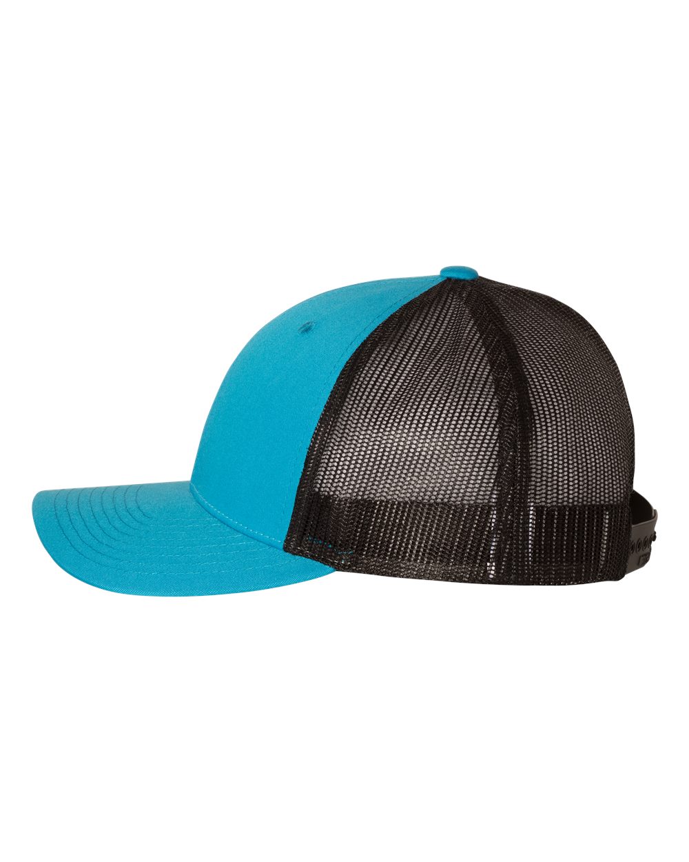 Richardson 115, Low Pro Trucker Cap, Cyan/ Black