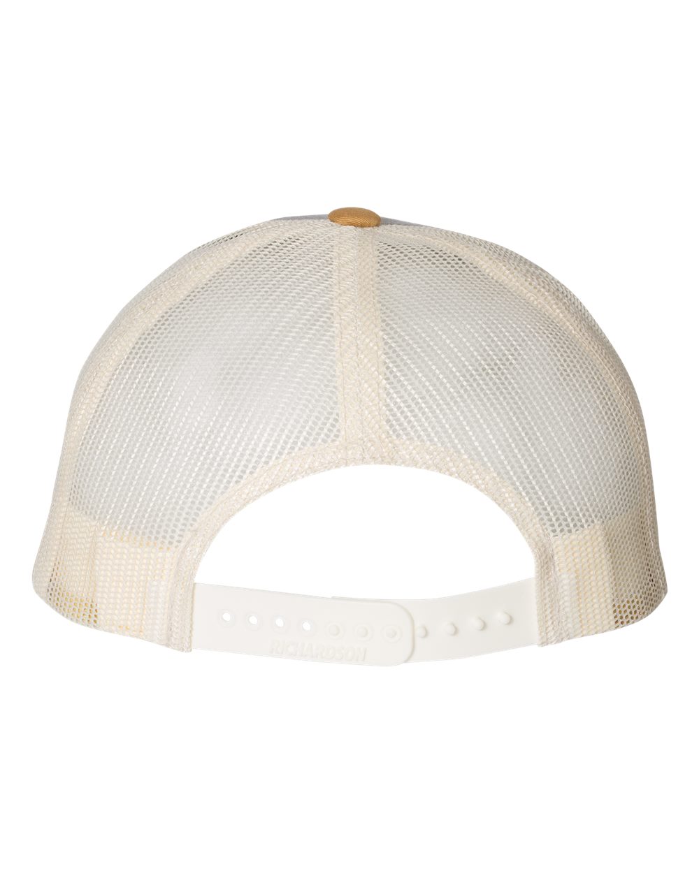 Richardson 115, Low Pro Trucker Cap, Heather Grey/ Birch/ Amber Gold