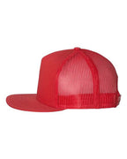 YP Classics 6006, Classic Five-panel Trucker Cap, Red