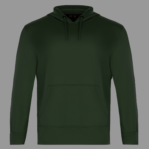 CX2 L00687, - Palm Aire - Adult Polyester Pullover Hooded Sweatshirt, Forest Green