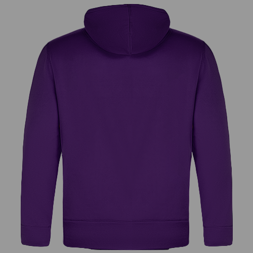 CX2 L00687, - Palm Aire - Adult Polyester Pullover Hooded Sweatshirt, Purple